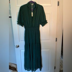 Emerald Maxi Dress NWT